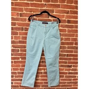 Gloria Vanderbilt Amanda Women's Pants Teal Green Slimming Stretch Jeans 4